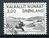 Grønland Afa 124 Stemplet