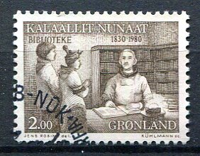 Grønland Afa 123 Stemplet