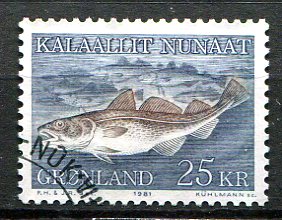 Grønland Afa 129 Stemplet