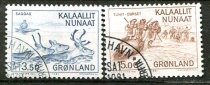 Grønland Afa 131 - 32 Stemplet