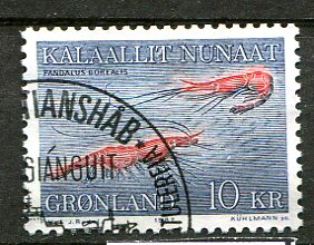 Grønland Afa 133 Stemplet
