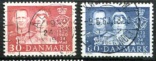 Danmark Afa 384 - 85 Stemplet