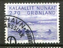 Grønland Afa 136 Stemplet