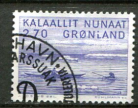 Grønland Afa 136 Stemplet