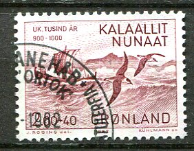 Grønland Afa 137 Stemplet