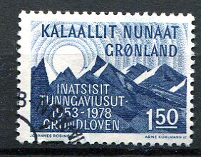 Grønland Afa 109 Stemplet