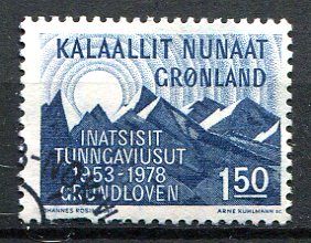 Grønland Afa 109 Stemplet