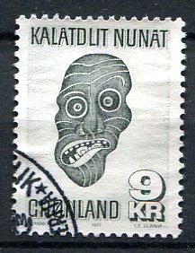 Grønland Afa 103 Stemplet
