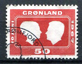 Grønland Afa 67 Stemplet