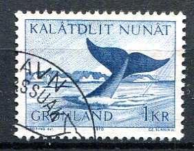Grønland Afa 75 Stemplet
