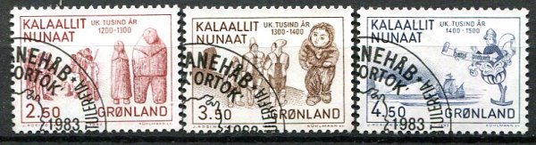 Grønland Afa 143 - 45 Stemplet