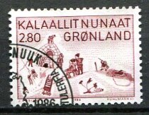 Grønland Afa 167 Stemplet
