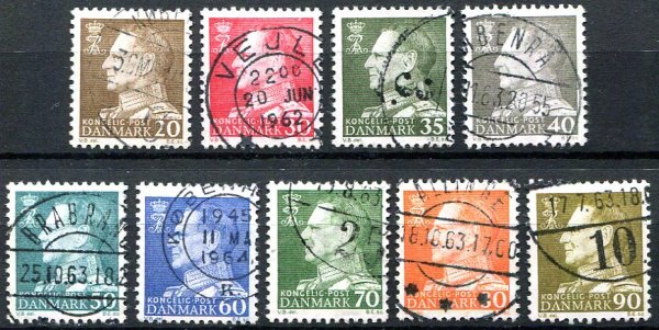 Danmark Afa 393 - 01 Stemplet