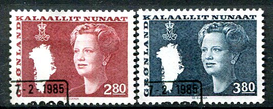 Grønland Afa 155 - 56 Stemplet