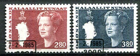 Grønland Afa 155 - 56 Stemplet