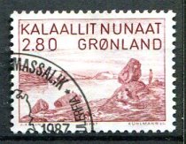 Grønland Afa 172 Stemplet