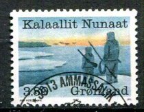 Grønland Afa 169 - 71 Stemplet Miniark