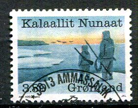 Grønland Afa 169 - 71 Stemplet Miniark