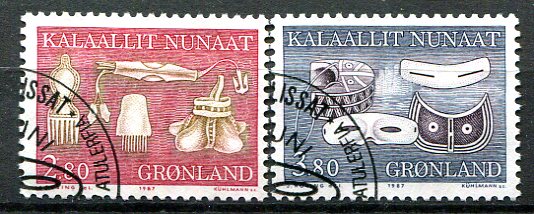 Grønland Afa 174 - 75 Stemplet