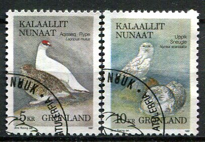 Grønland Afa 176 - 77 Stemplet