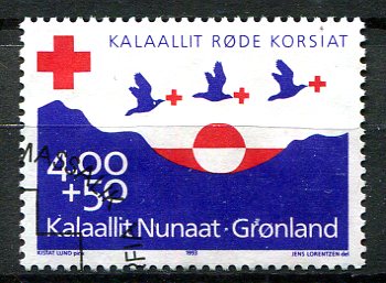 Grønland Afa 237 Stemplet