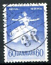 Danmark Afa 406 Stemplet