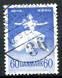 Danmark Afa 406 Stemplet