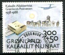 Grønland Afa 185 Stemplet