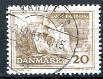 Danmark Afa 411 Stemplet