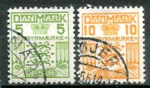 Danmark Afa 4 - 5 Stemplet Gebyr