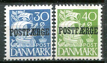 Danmark Afa 24 - 25 Ustemplet Postfærge