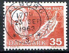 Danmark Afa 412 Stemplet