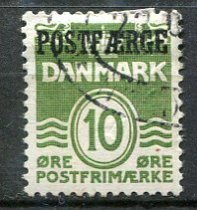Danmark Afa 36 Stemplet Postfærge
