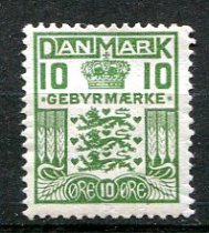 Danmark Afa 2 Postfrisk Gebyr