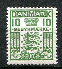 Danmark Afa 2 Postfrisk Gebyr