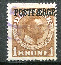Danmark Afa 04 Stemplet Postfærge