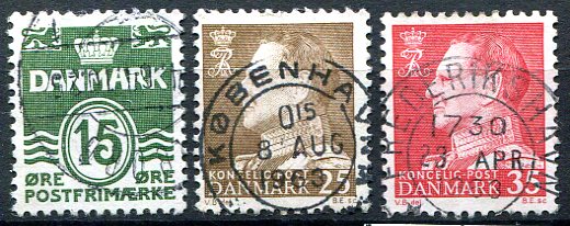 Danmark Afa 413 - 15 Stemplet