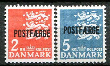 Danmark Afa 49 - 50 Postfrisk Postfærge