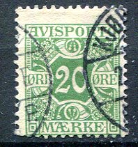 Danmark Afa 05 Stemplet Avisporto