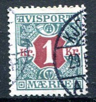 Danmark Afa 08 Stemplet Avisporto