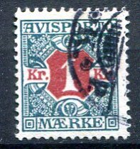 Danmark Afa 08 Stemplet Avisporto