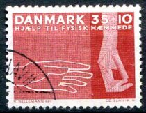 Danmark Afa 418F Stemplet