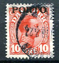 Danmark Afa 04 Stemplet Porto