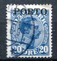 Danmark Afa 05 Stemplet Porto