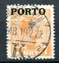Danmark Afa 03 Stemplet Porto