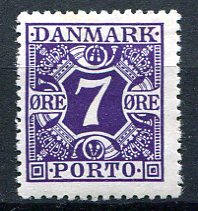 Danmark Afa 21 Ustemplet Porto