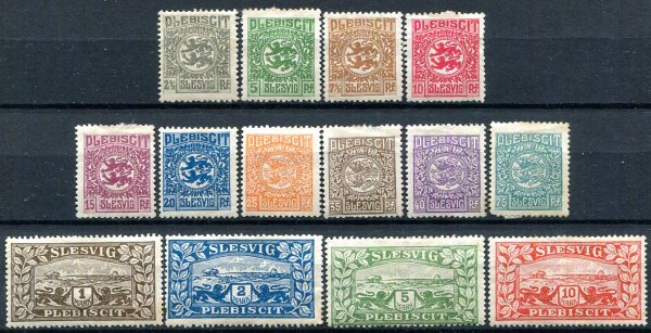 Slesvig Afa 15 - 28 Ustemplet