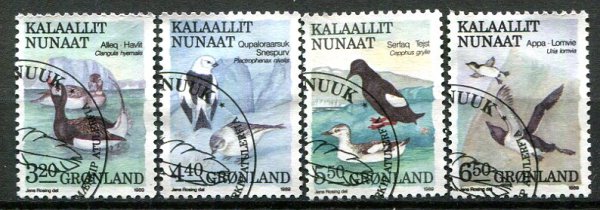 Grønland Afa 191 - 94 Stemplet