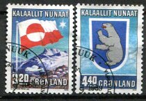 Grønland Afa 195 - 96 Stemplet