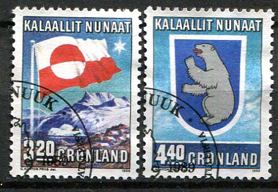 Grønland Afa 195 - 96 Stemplet